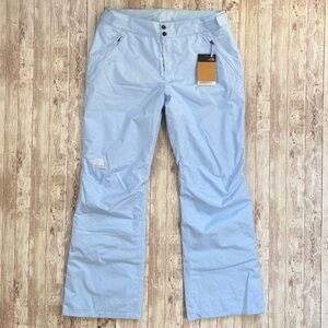 The North Face Sally Insulated Ski Pants sz Large Light Blue Women's Snowboard